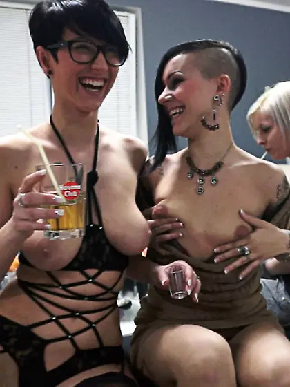 Girls showing tight boobs