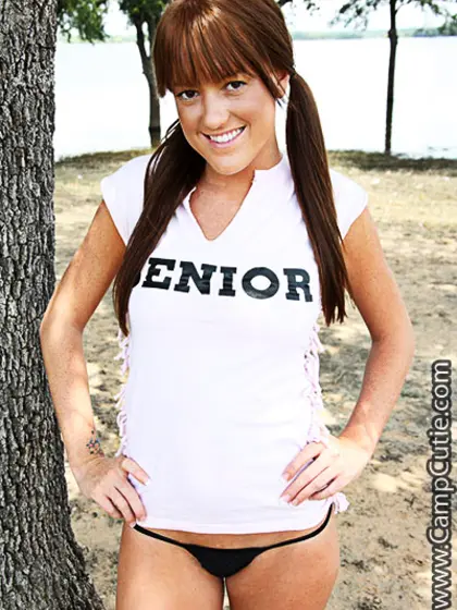 Cute redhead pigtails displays