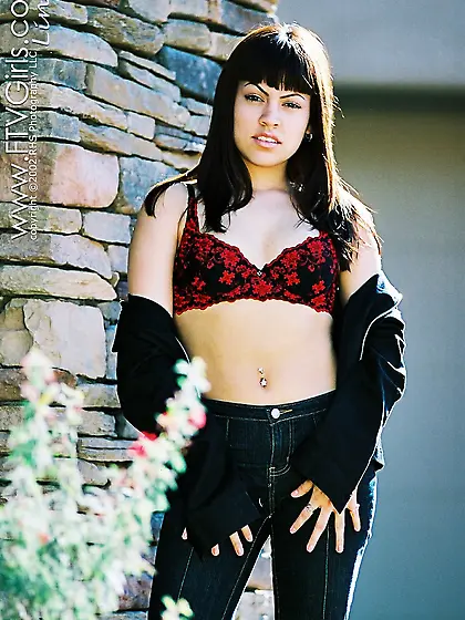 Foxy Lady loves being outdoors because she can show off her nake