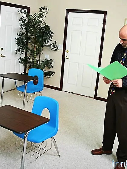 Awesome brunette eyebrow piercing