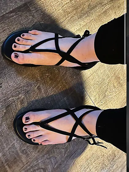 Trans goth Bbw feet