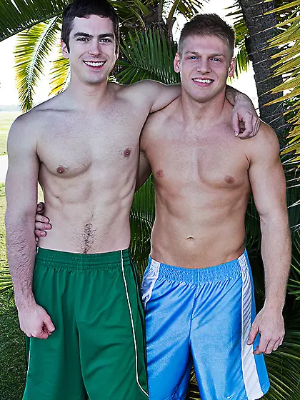 Brunette dude riding passionately