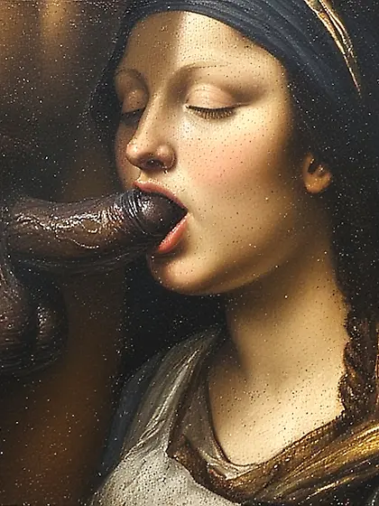 Nobildonna succhiando Cazzo - Tuscany school