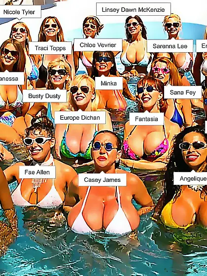 Big Boob Groups - 3 or More
