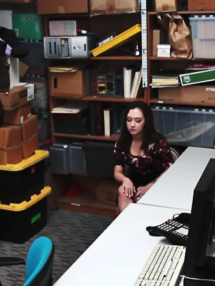 Brunette american teen