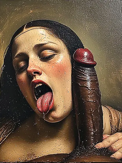 Nobildonna succhiando Cazzo - Tuscany school