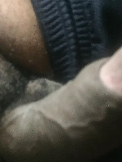 My dick curves to the left