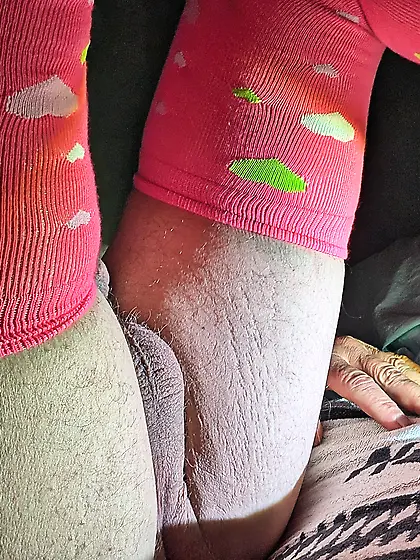 Siss got pink thigh highs for Holiday