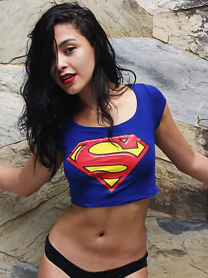 Latin teen black hair