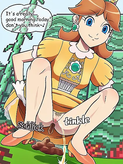 Princess Daisy Farting and Pooping