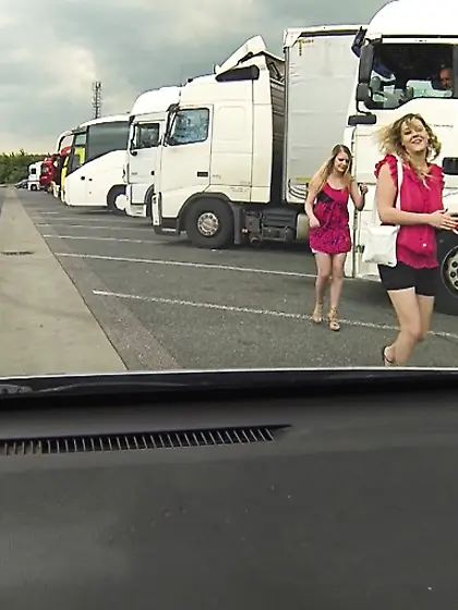 Sexy big-ass brunette black