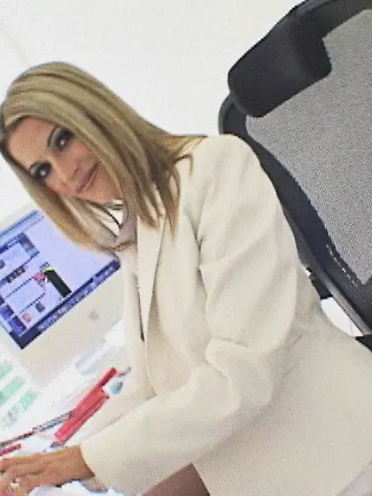 Lauren Kain takes her white lingerie off and gets banged by huge