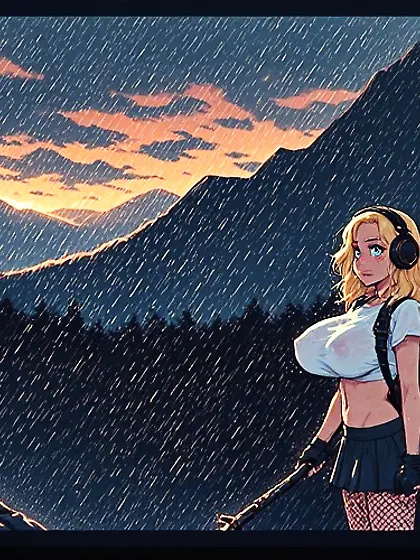 Hiking bimbo hentai xxx