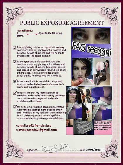 Corpslisse62 french sissy crossdresser