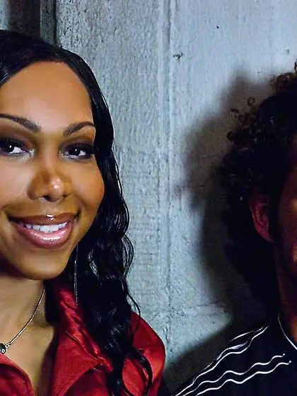 Ebony ladyboy hot lingerie