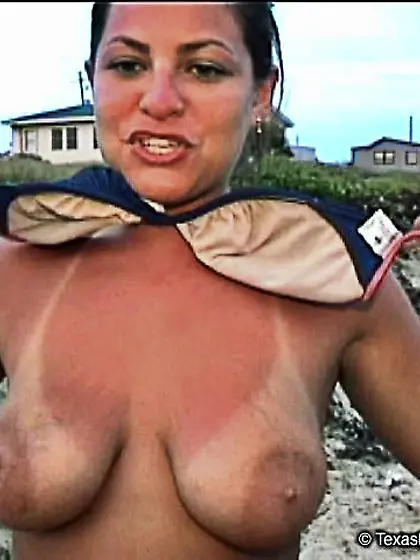 Neely on Texas beach