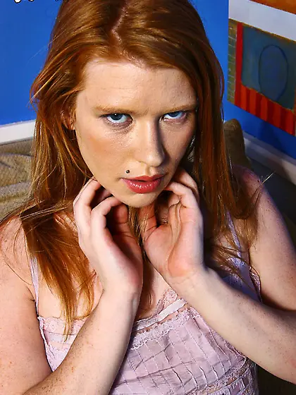 Slutty redhead Madison Young gets her holes plowed hard by some