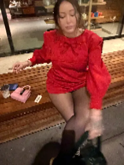 Noah Cyrus in red for Christmas