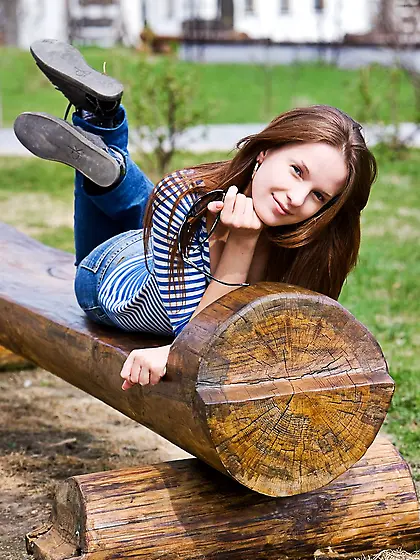 Ilze A takes all of her lingerie in front of the camera and show