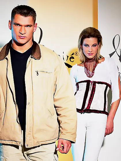 Impudent blonde hottie Dagmar strips guy and then saddles his di