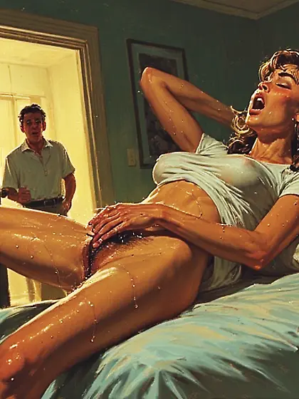 1970s vintage pulp masturbation