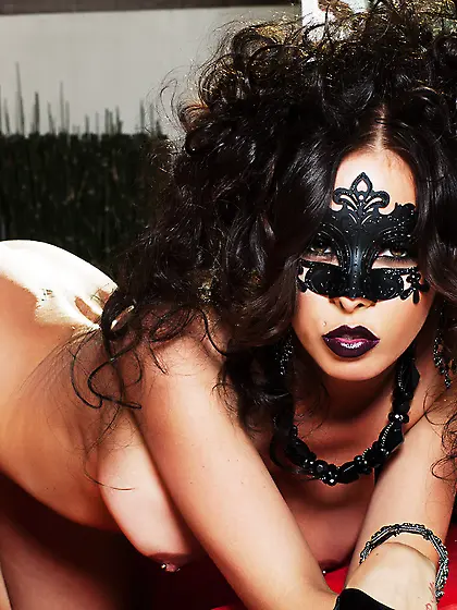 Smoking hot brunette Brandy Aniston poses in the sexiest lingeri