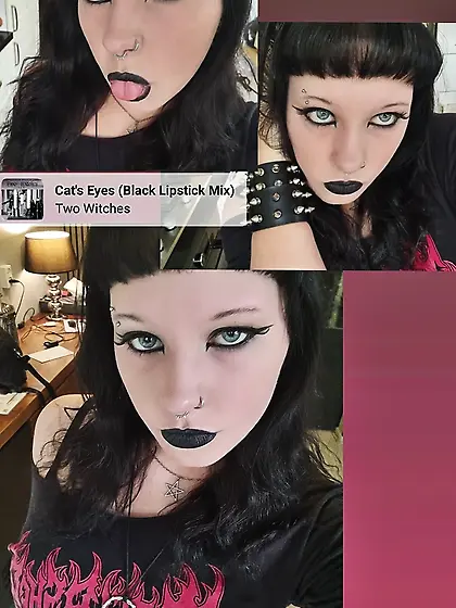 Dutch Goth Girl with great tits