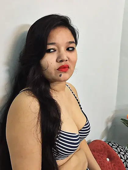 19yo asian big tits oil
