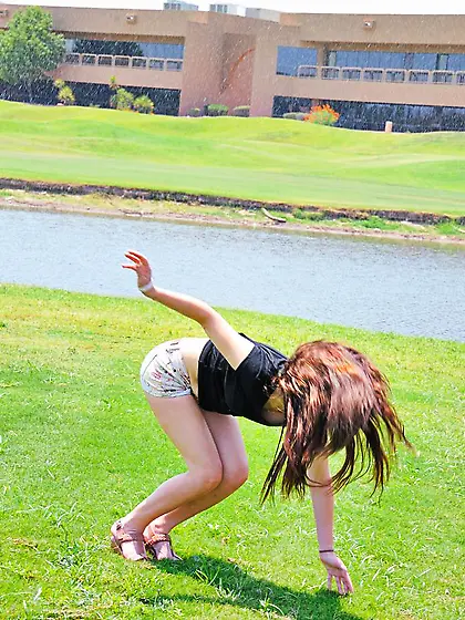 Delicious brunette teen Trinity Rae wants you to check out her n