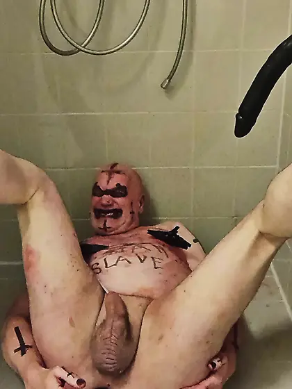 Satan Slave Cuts Open His Own Nipples