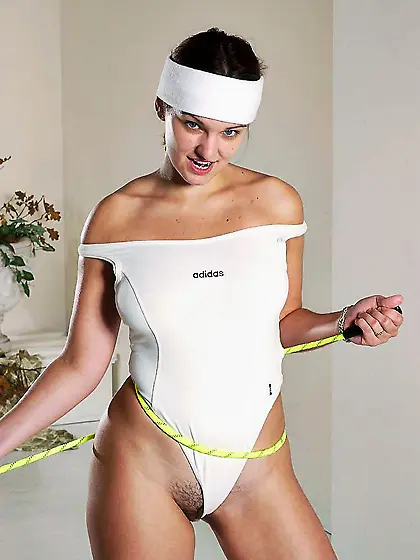 Busty pornstar hirsute pussy