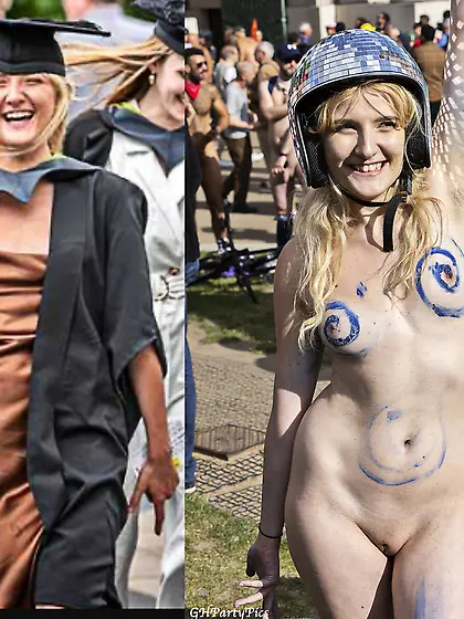 Bikes,  Bodypaint and Public Nudity