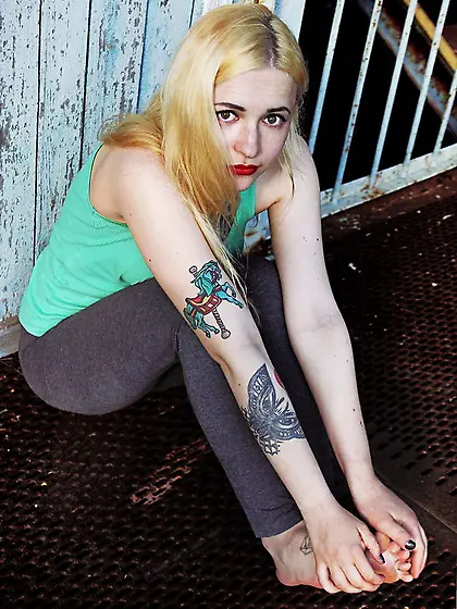 Amazing blonde perfect body