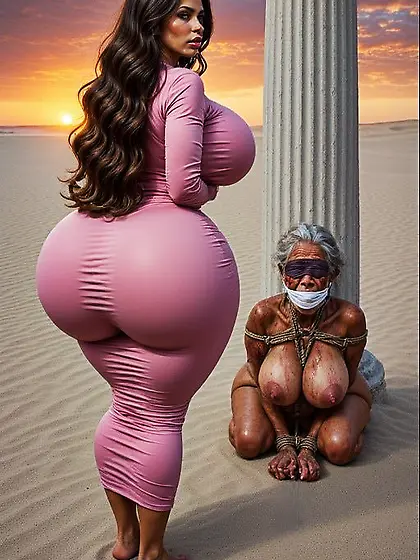 Phat Ass White Woman and Nigger Slave Elder