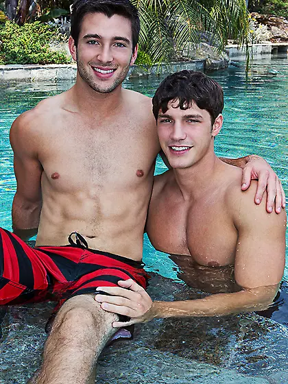 Horny lad taking a long dong in doggy style