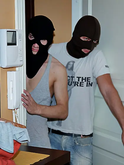 When two thieves were