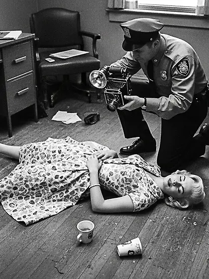 Film Noir Crime Scene