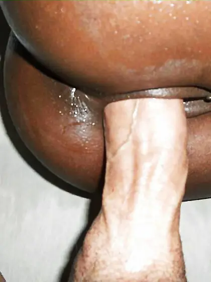 Big white cock in a black pussy