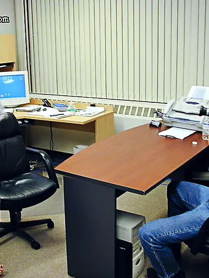 Blonde filmed big cock