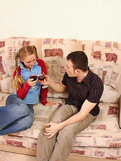 Teen sweetie Carrie doesn't