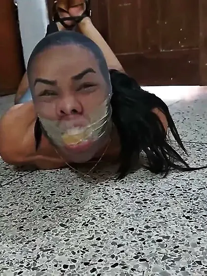 Young Fashion Model Turned Humiliated Bondage Slave By MILF
