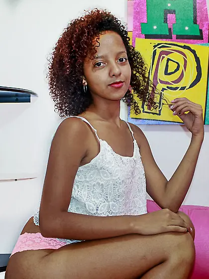 Latin teen black hair