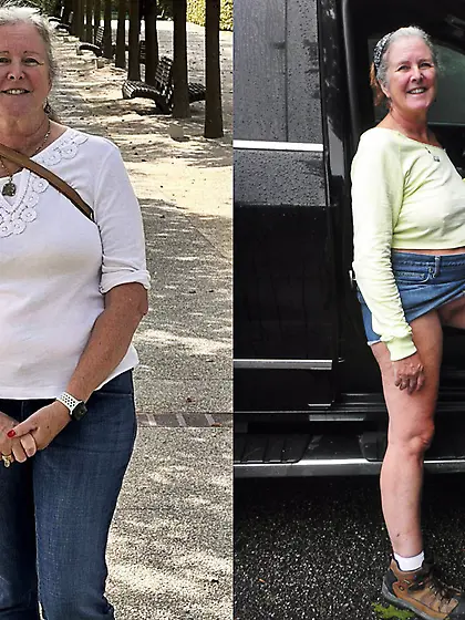 Swinger Milf Sues,  Then&Now,  see previous set