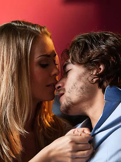 Luscious blonde Nicole Aniston and her tender partner have oral