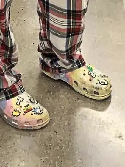 Cheryl's feet and her moms feet