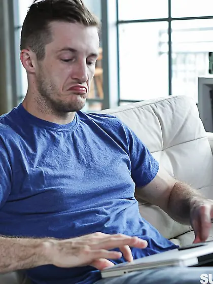 Domineering lover makes a hot blonde submit