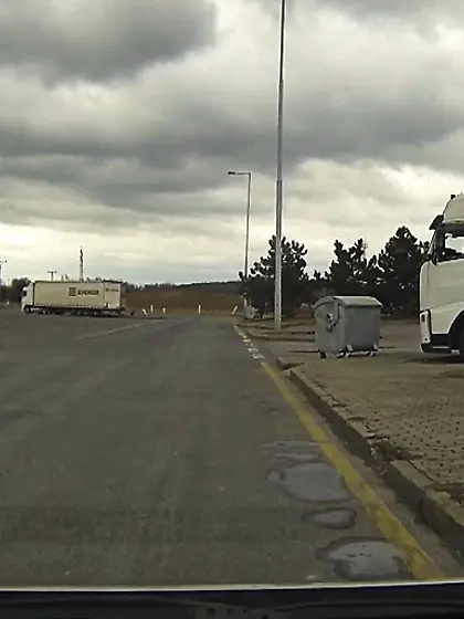 Skinny black-haired lady black