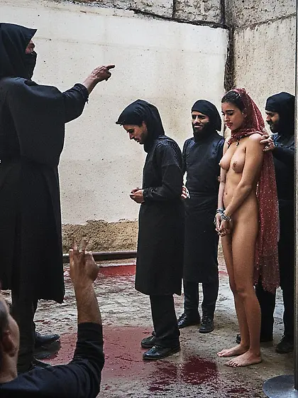 Prisoner of war being executed