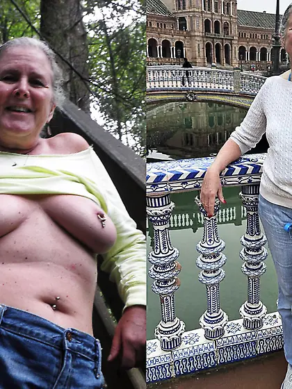 Swinger Milf Sues,  Then&Now,  see previous set