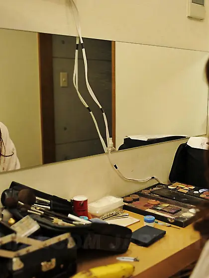 Hottest view on the beautiful oriental gadget in bathrobe Yurina